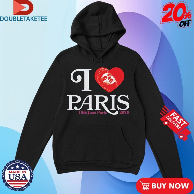 Official I Love Morrissey Paris 15th 2025 Shirts Unisex , , , Long Sleeve Tee