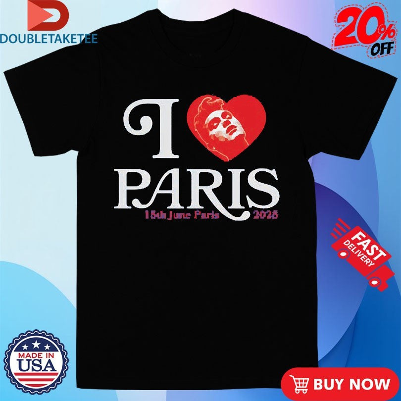 Official I Love Morrissey Paris 15th 2025 Shirts Unisex , , , Long Sleeve Tee