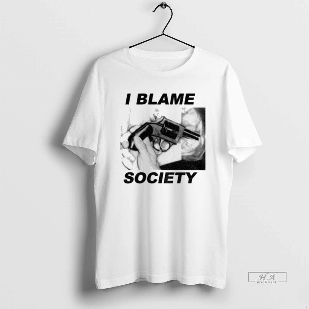 Official I Blame Society Vintage T-Shirts