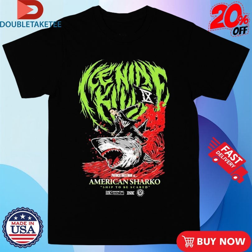 Official Ice Nine Kills A Work Of Art Pop Up Manchester On December 8 2025 Shark Shirts Unisex , , , Long Sleeve Tee