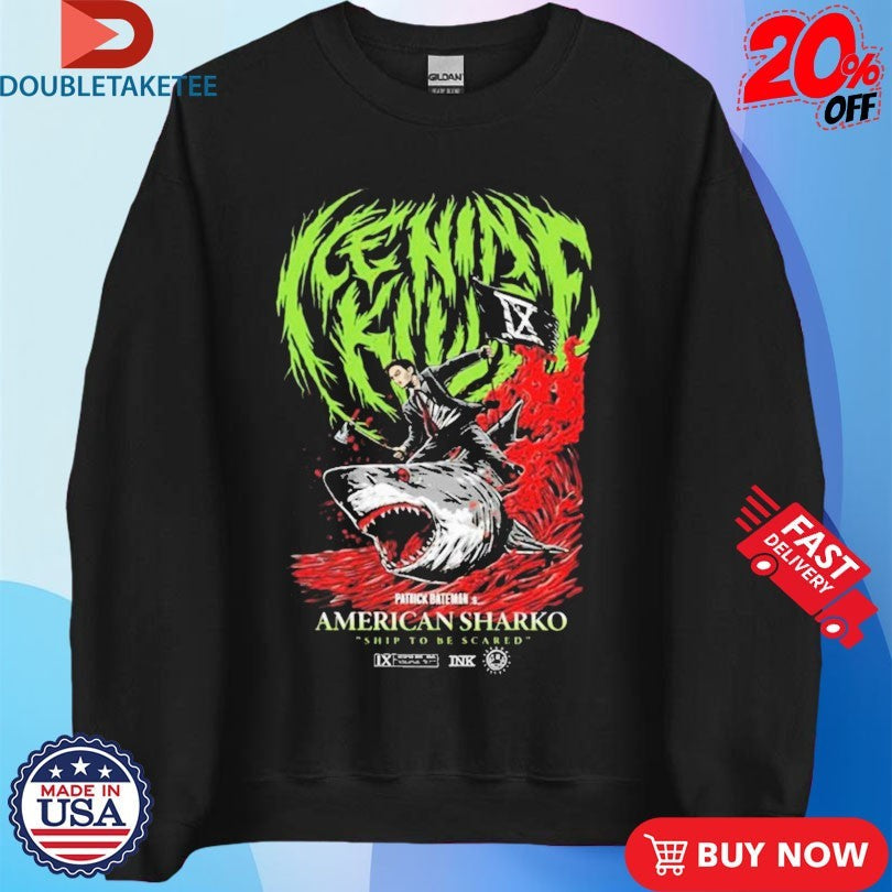 Official Ice Nine Kills A Work Of Art Pop Up Manchester On December 8 2025 Shark Shirts Unisex , , , Long Sleeve Tee