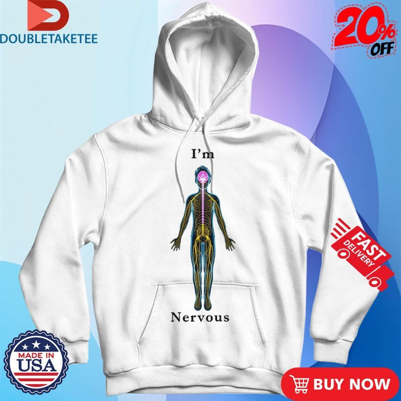 Official I’m Nervous Shirts Unisex , , , Long Sleeve Tee