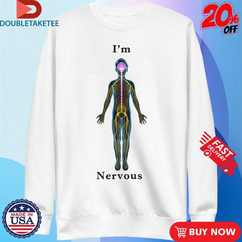 Official I’m Nervous Shirts Unisex , , , Long Sleeve Tee