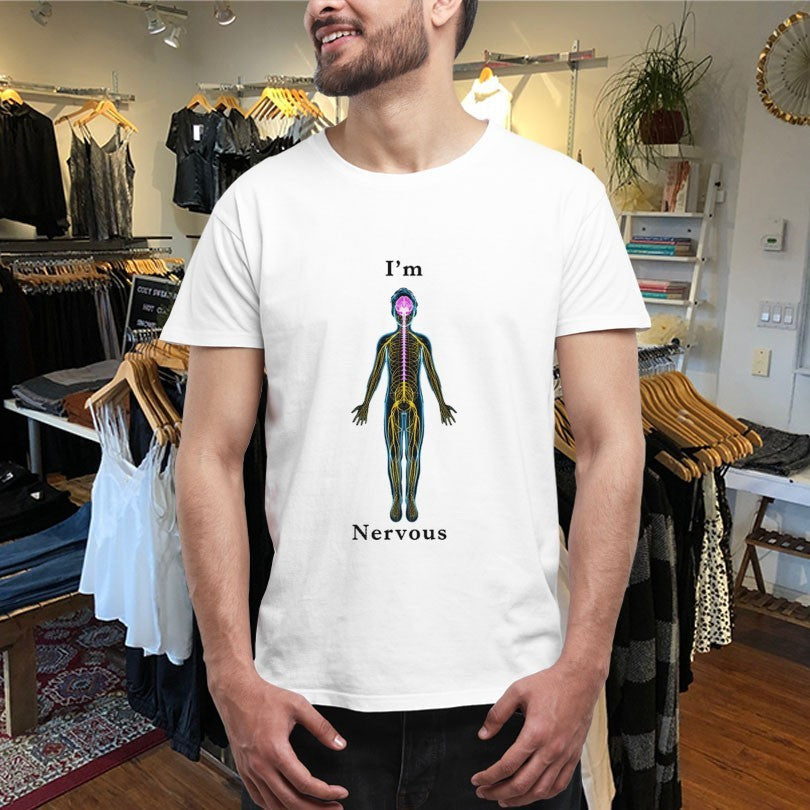 Official I’m Nervous Shirts Unisex , , , Long Sleeve Tee