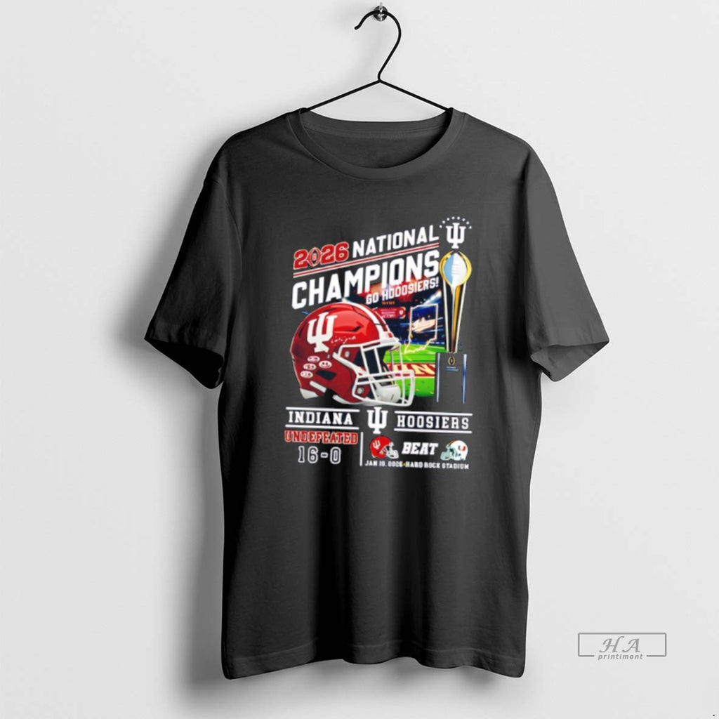 Official Indiana 2026 National Champions Undefeated Beat Graphic