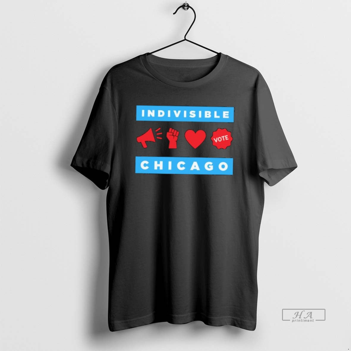 Official Indivisible Vote Chicago T-Shirts