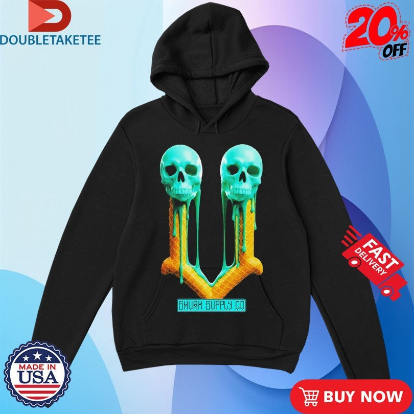 Official Iscream 220gsm Ice Cream Skull Shirts Unisex , , , Long Sleeve Tee