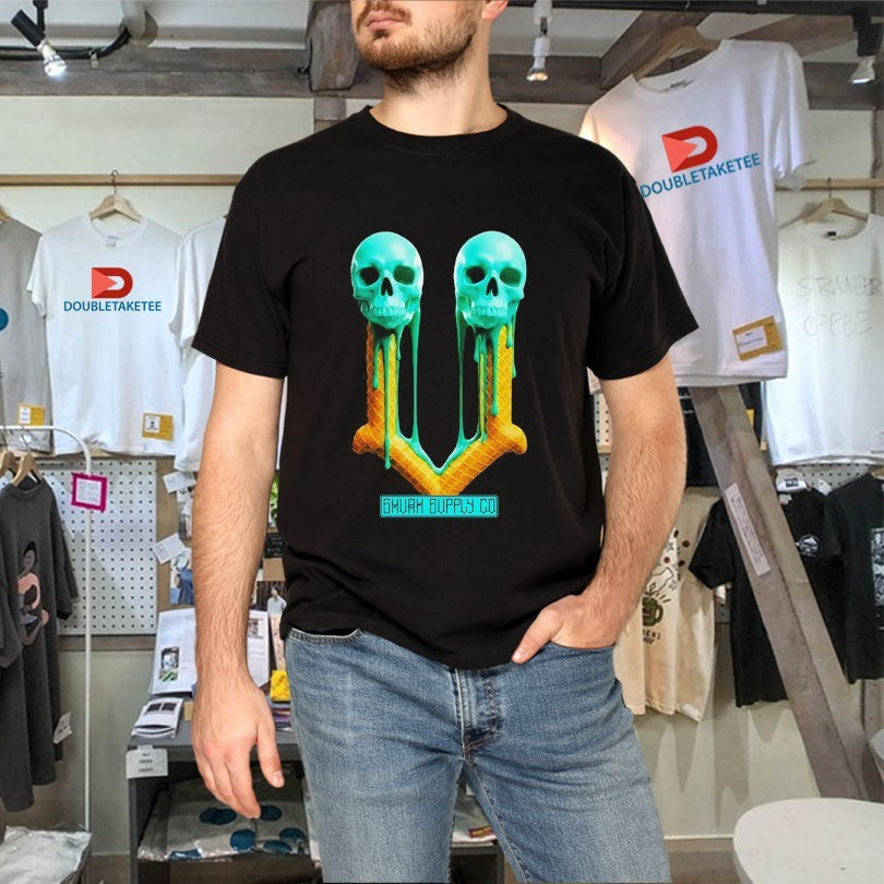 Official Iscream 220gsm Ice Cream Skull Shirts Unisex , , , Long Sleeve Tee