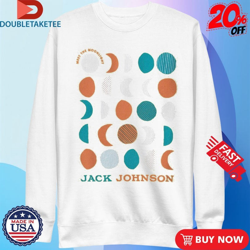 Official Jack Johnson Meet The Moonlight Shirts Unisex , , , Long Sleeve Tee