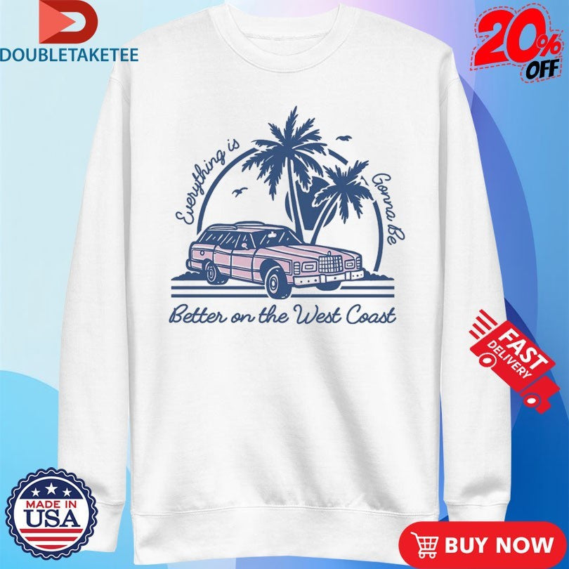 Official Jack’s Mannequin Andrew Mcmahon Everything Is Gonna Be Better On The West Coast Vibe Shirts