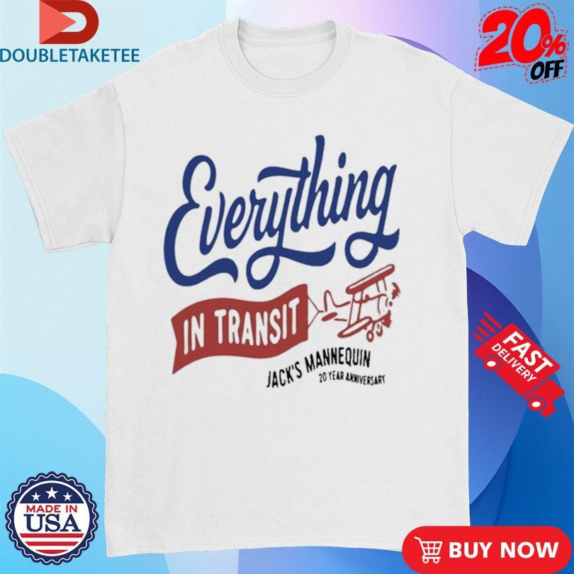 Official Jack’s Mannequin Everything In Transit 20 Year Anniversary Shirts Unisex , , , Long Sleeve Tee
