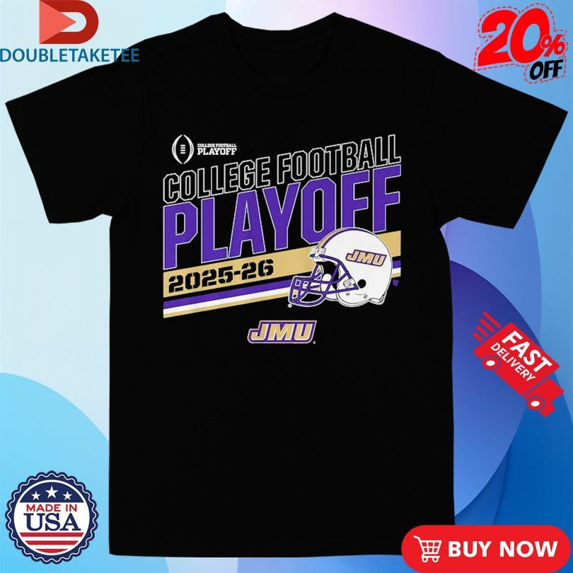 Official James Madison Dukes 2025-26 CFP Stripe Shirts Unisex , , , Long Sleeve Tee