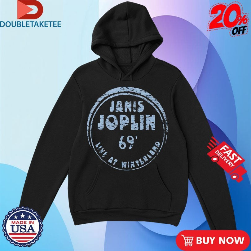 Official Janis Joplin Live At Winterland 69 Shirts Unisex , , , Long Sleeve Tee