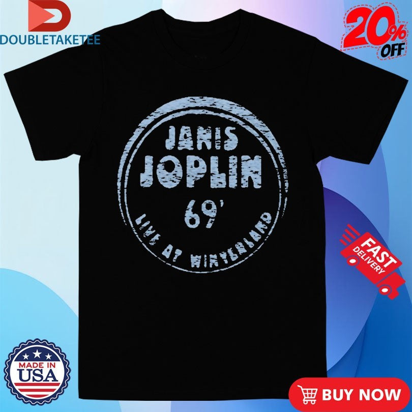 Official Janis Joplin Live At Winterland 69 Shirts Unisex , , , Long Sleeve Tee