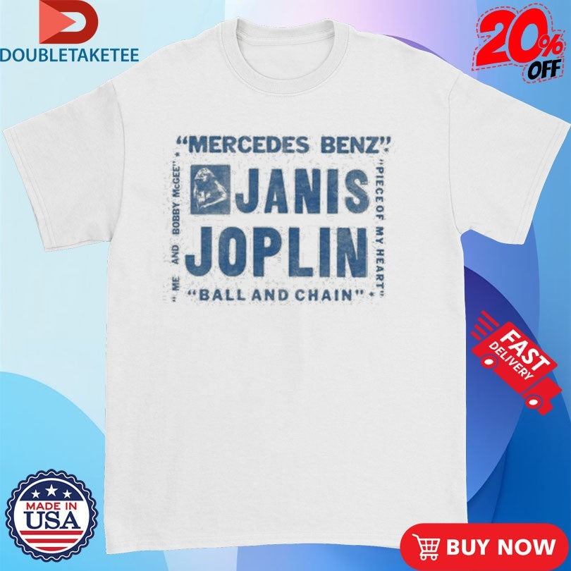 Official Janis Joplin Mercedes Benz Ball And Chain Song Titles Shirts Unisex , , , Long Sleeve Tee