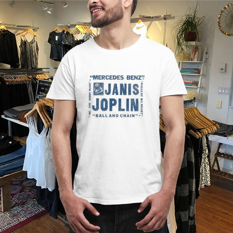 Official Janis Joplin Mercedes Benz Ball And Chain Song Titles Shirts Unisex , , , Long Sleeve Tee