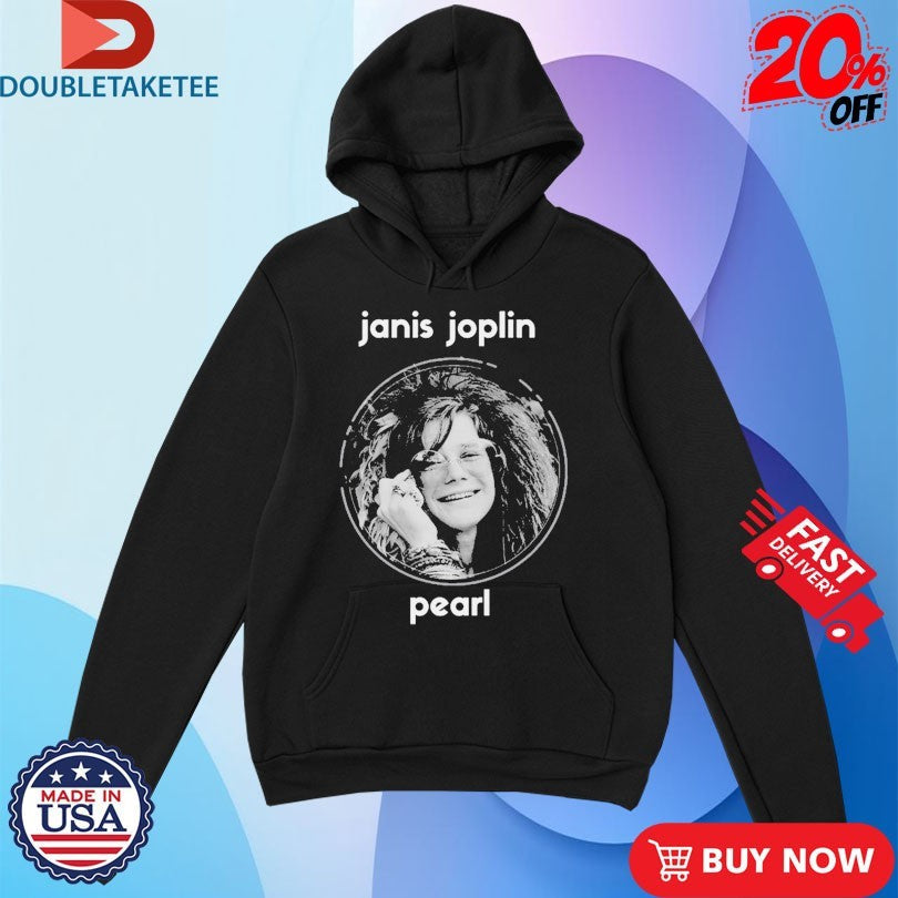 Official Janis Joplin Pearl Album Photo Shirts Unisex , , , Long Sleeve Tee