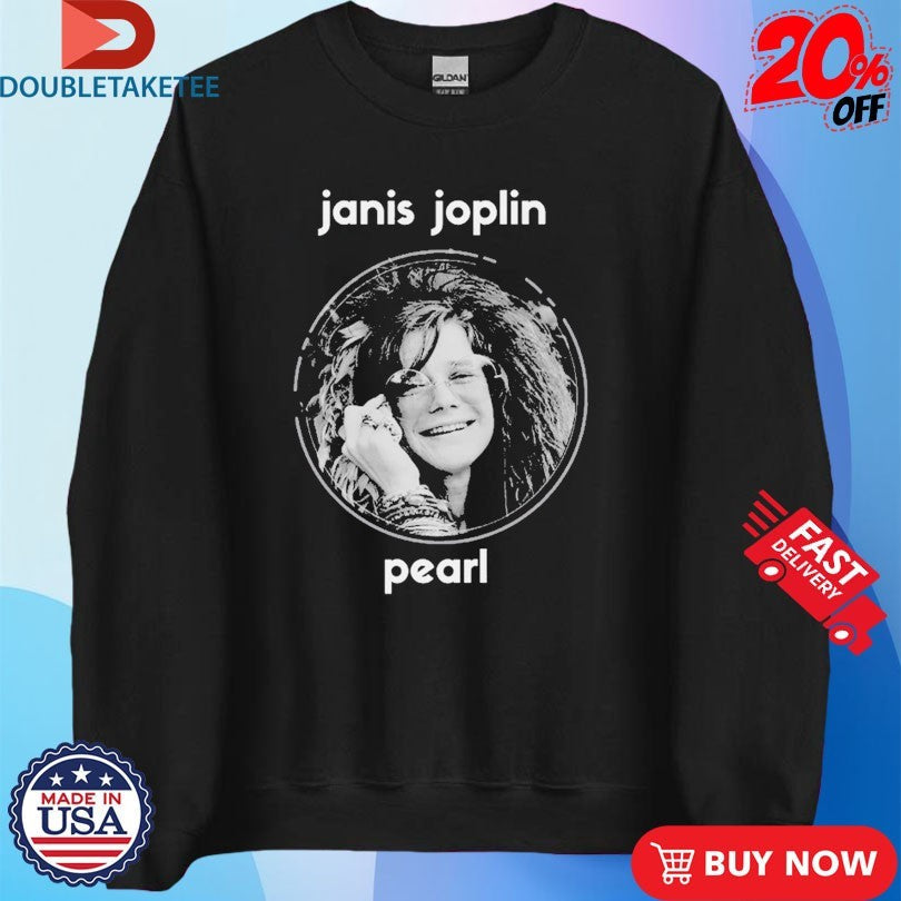 Official Janis Joplin Pearl Album Photo Shirts Unisex , , , Long Sleeve Tee