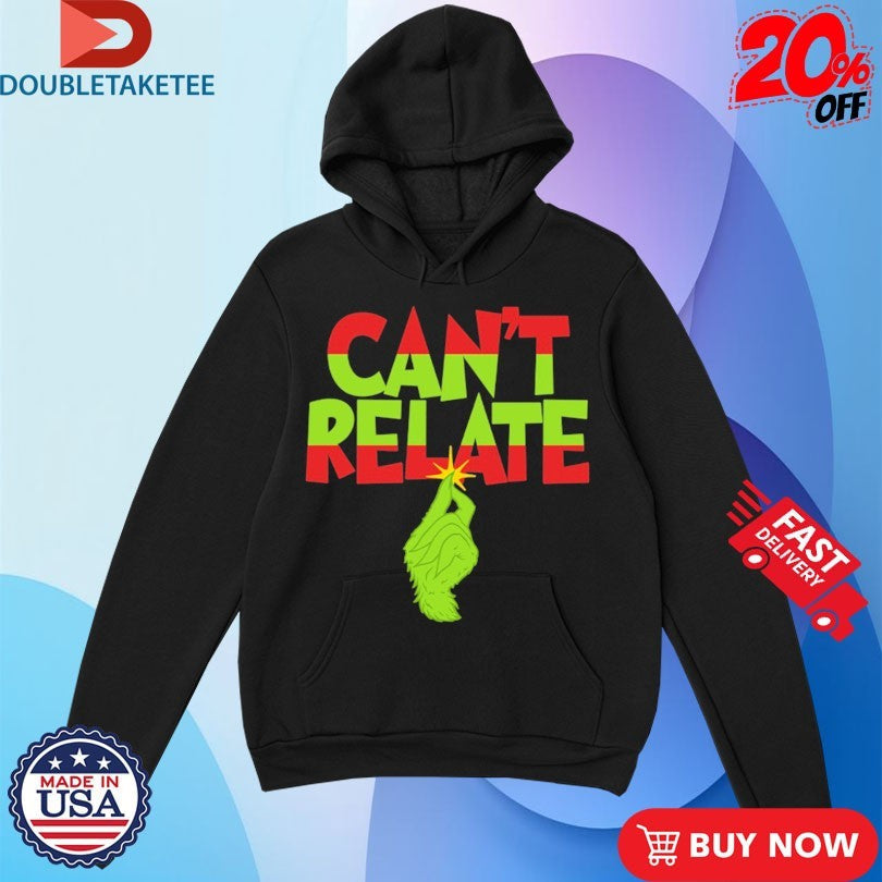 Official Jeffree Star Cosmetics Can’t Relate The Grinch Shirts Unisex , , , Long Sleeve Tee