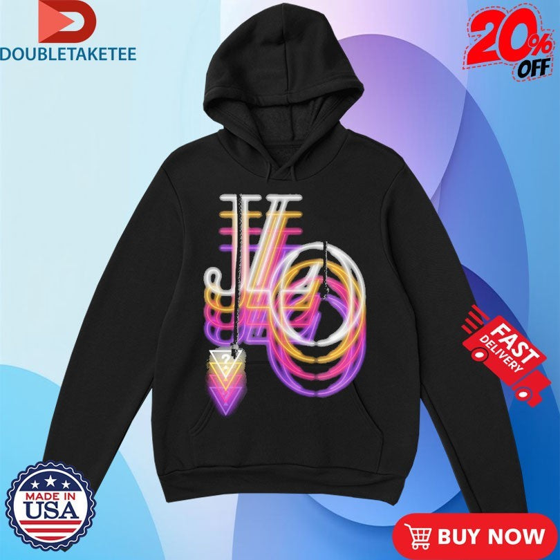Official Jennifer Lopez Neon Repeater Shirts Unisex , , , Long Sleeve Tee