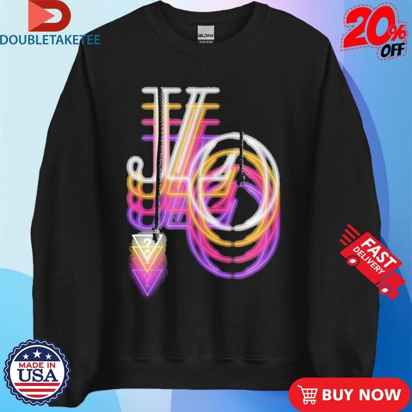 Official Jennifer Lopez Neon Repeater Shirts Unisex , , , Long Sleeve Tee