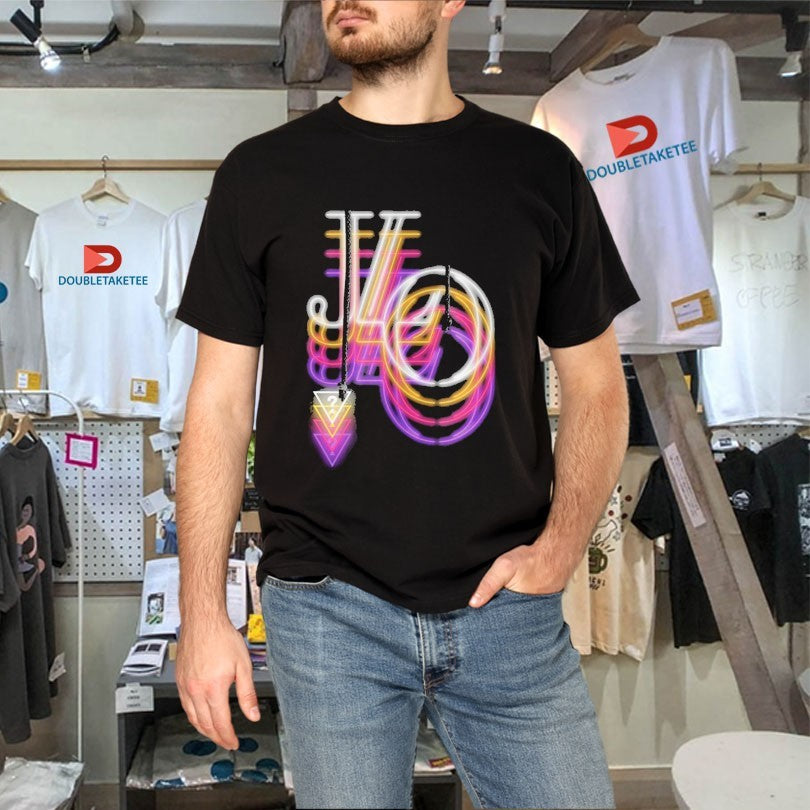 Official Jennifer Lopez Neon Repeater Shirts Unisex , , , Long Sleeve Tee