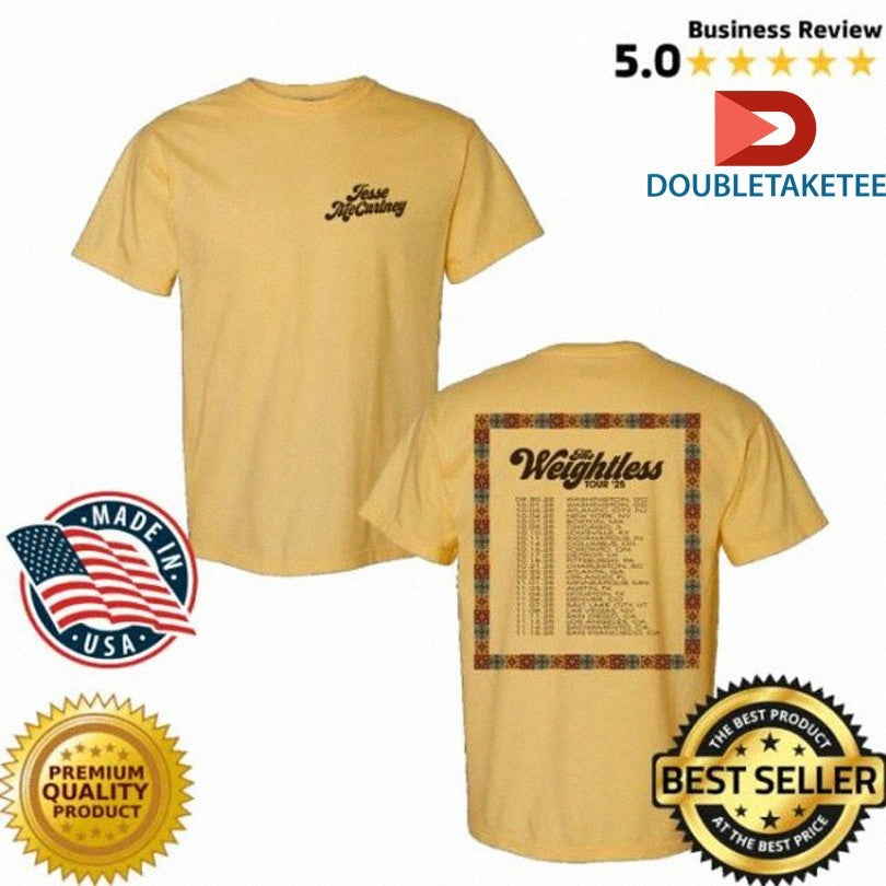 Official Jesse Mccartney Tile Tour 2025 Shirts Unisex , , , Long Sleeve Tee