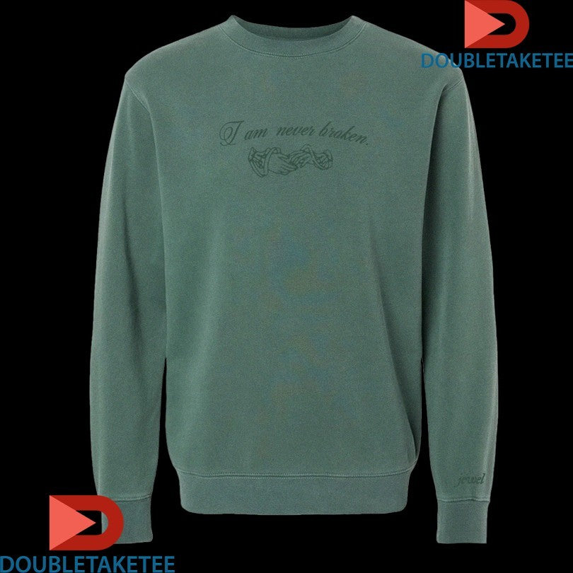 Official Jewel I Am Never Broken Hands Shirts Unisex , , , Long Sleeve Tee