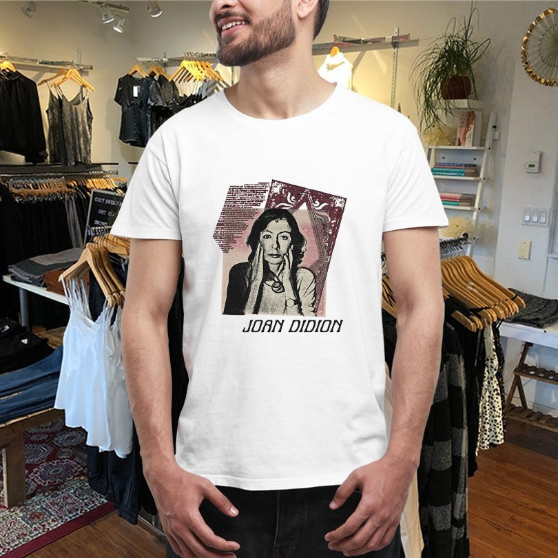 Official Joan Didion Photo Shirts Unisex , , , Long Sleeve Tee