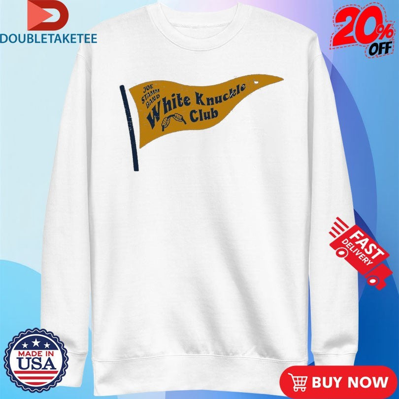 Official Joe Stamm Band White Knuckle Club Flag Shirts Unisex , , , Long Sleeve Tee