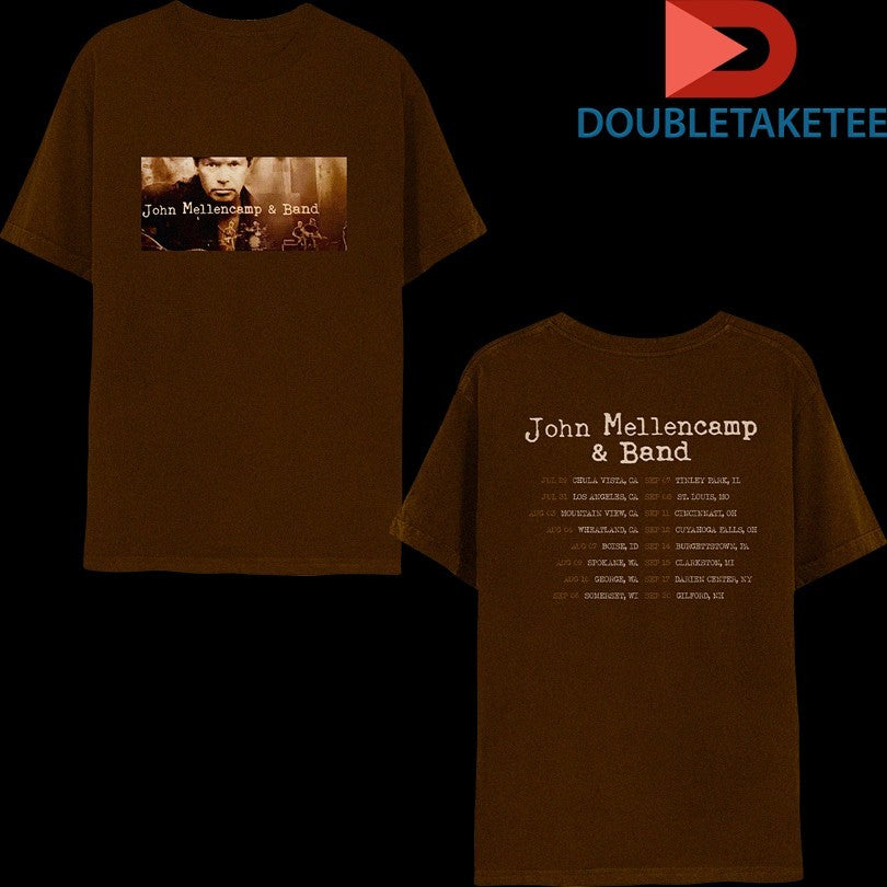 Official John Mellencamp And Band Outlaw Tour 2024 Dates Shirts Unisex , , , Long Sleeve Tee
