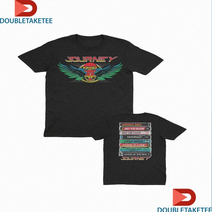 Official Journey Tape Deck Wings Shirts Unisex , , , Long Sleeve Tee