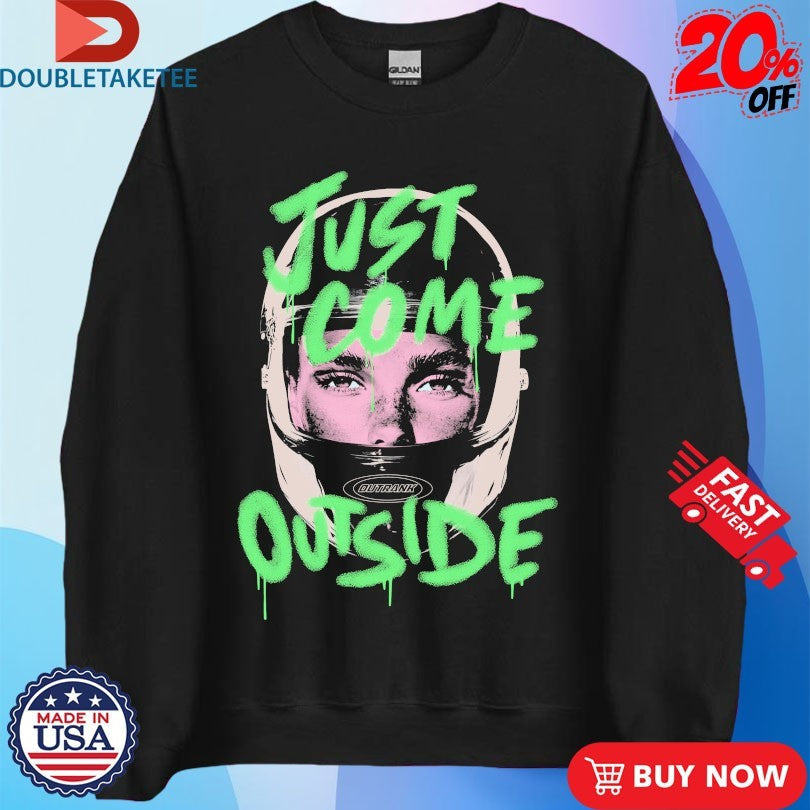 Official Just Come Outside Outrank Shirts Unisex , , , Long Sleeve Tee