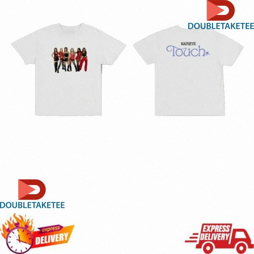 Official Katseye Touch Photo Shirts Unisex , , , Long Sleeve Tee