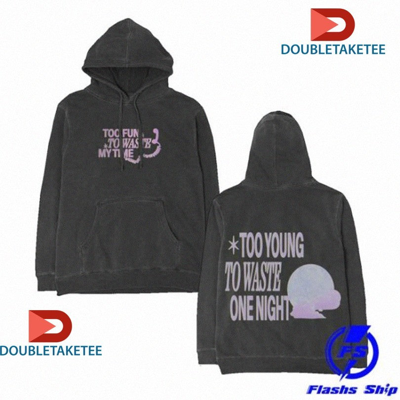 Official Katseye Touch Too Young To Waste One Night Lyric Shirts Unisex , , , Long Sleeve Tee