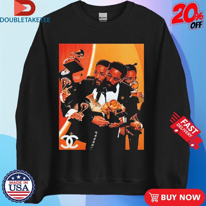 Official Kendrick Lamar 5 Grammys A Night 2026 Shirts Unisex , , , Long Sleeve Tee