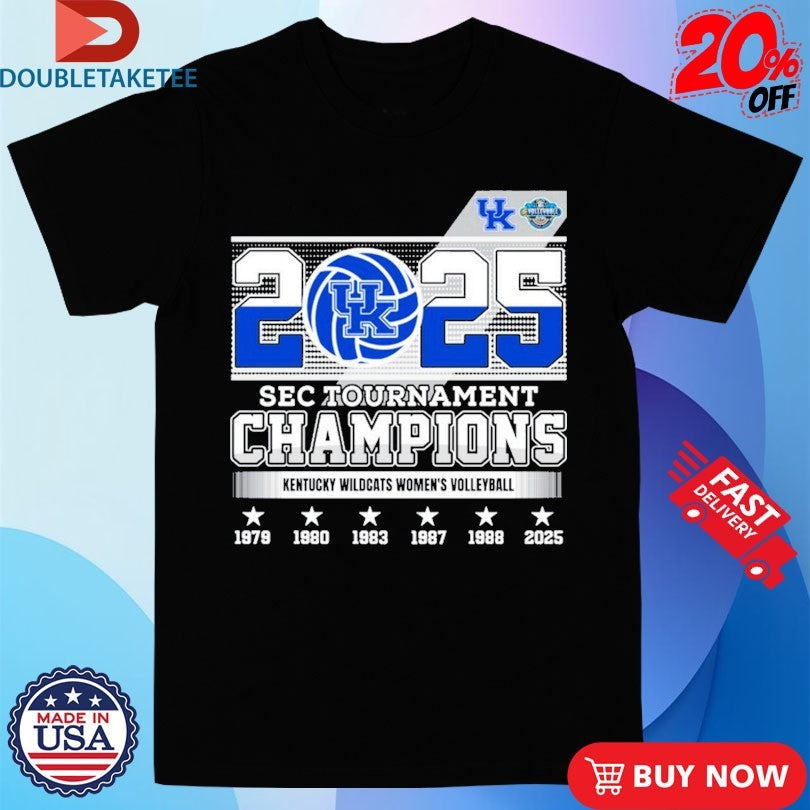 Official Kentucky Wildcats Women’s Volleyball SEC Tournament Champions 2025 Shirts Unisex , , , Long Sleeve Tee