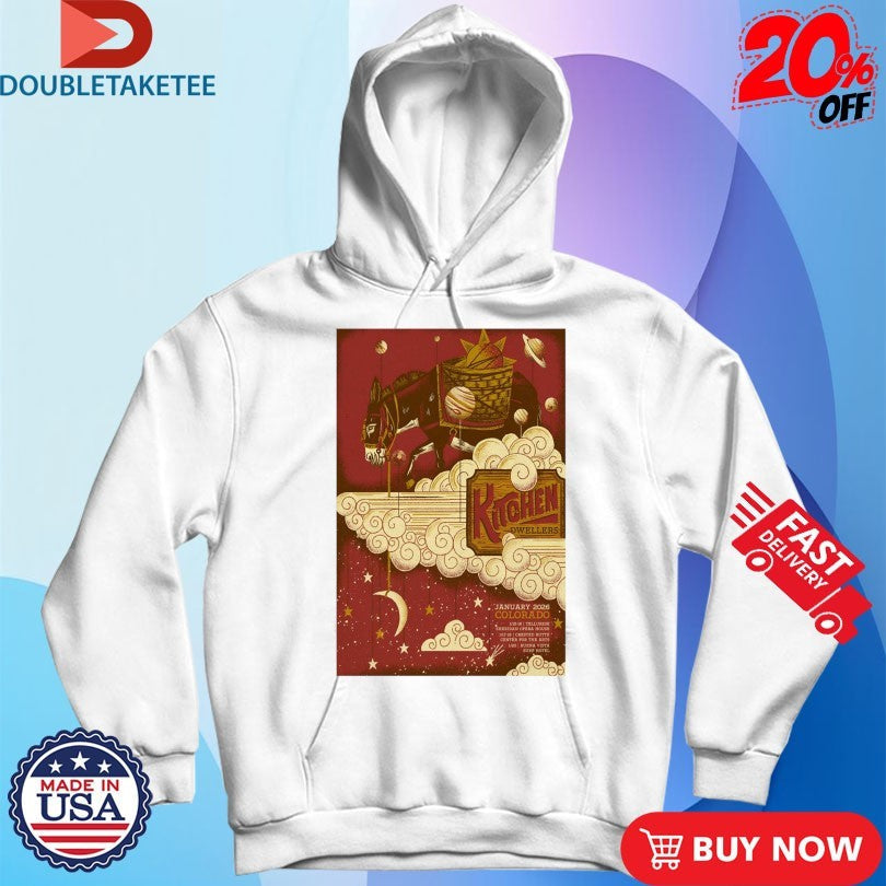 Official Kitchen Dwellers Jan 2026 Colorado Tour Shirts Unisex , , , Long Sleeve Tee