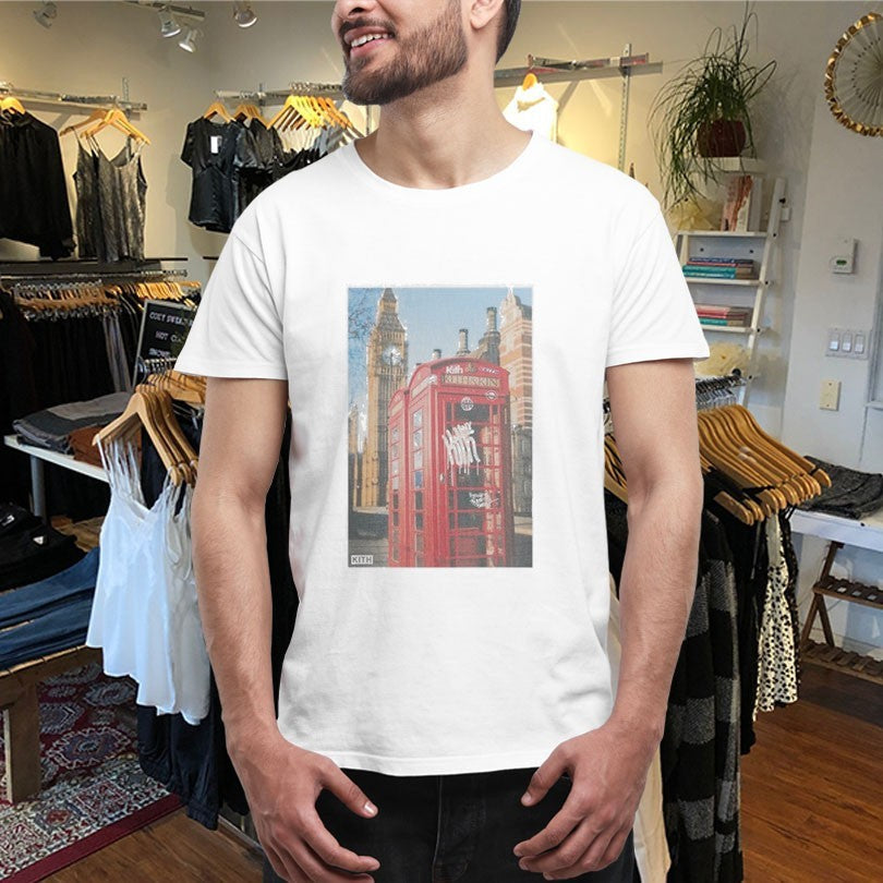 Official Kith London Graffiti Booth Shirts Unisex , , , Long Sleeve Tee