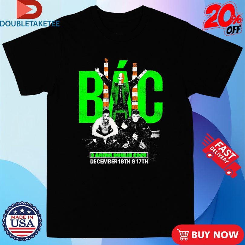 Official Kneecap BAC 3 Arena Dublin 2025 Shirts Unisex , , , Long Sleeve Tee