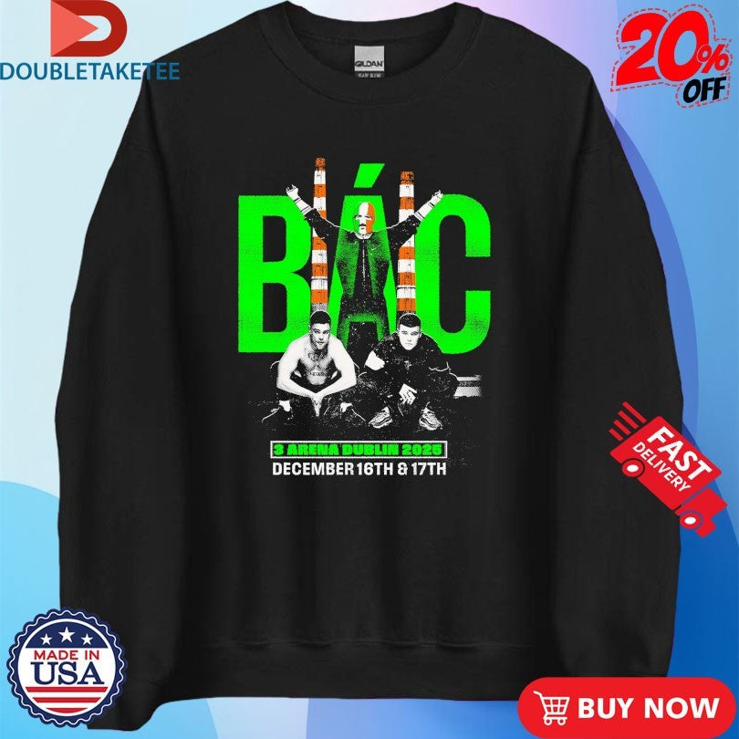 Official Kneecap BAC 3 Arena Dublin 2025 Shirts Unisex , , , Long Sleeve Tee