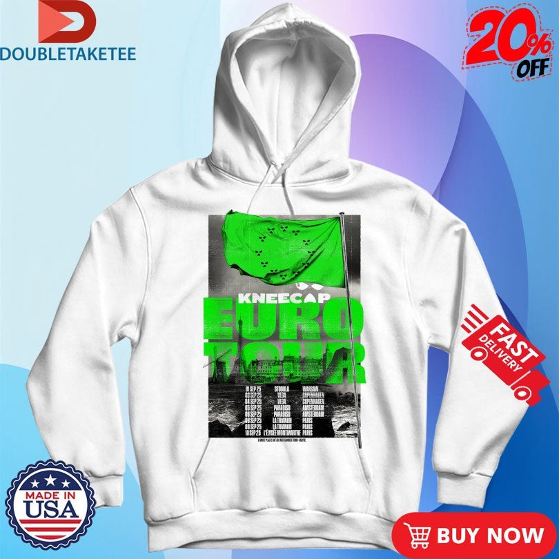 Official Kneecap Eu Tour 2025 And More Places We Are Not Banned From Maybe Flag Shirts Unisex , , , Long Sleeve Tee