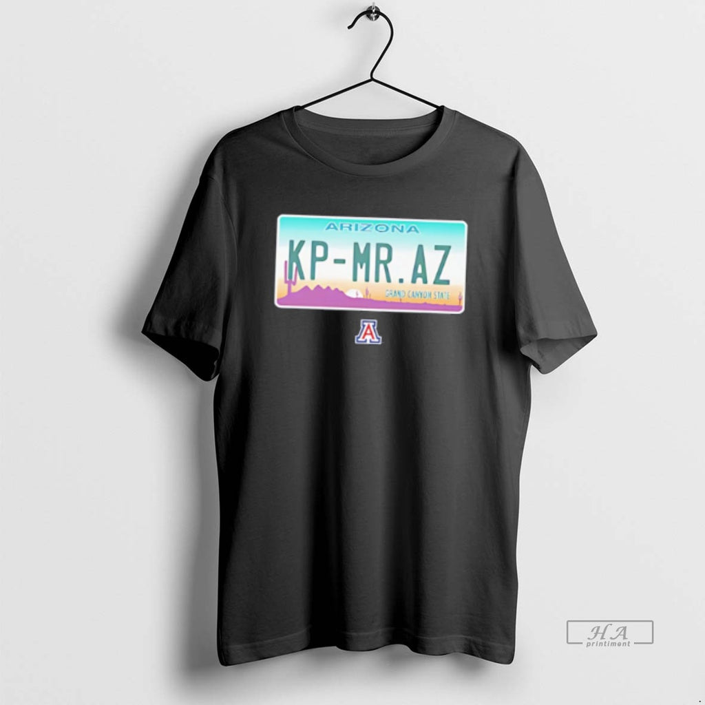Official Koa Peat Arizona Wildcats License Plate Tee