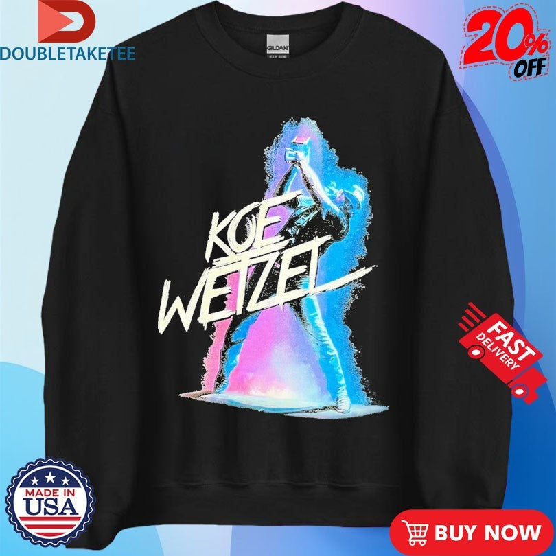 Official Koe Wetzel Guitar Smash Shirts Unisex , , , Long Sleeve Tee