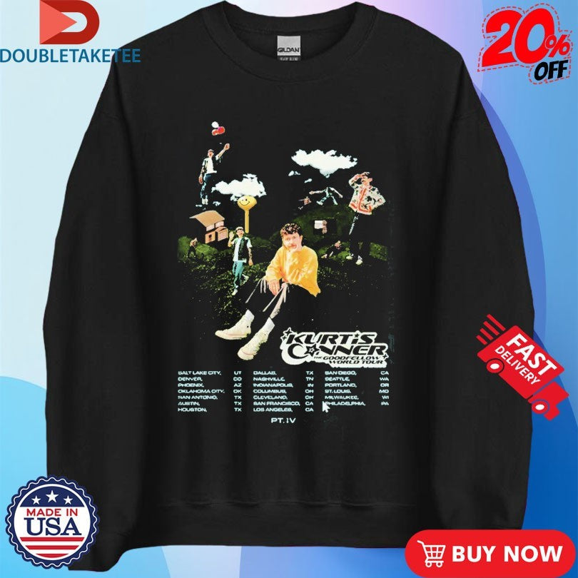 Official Kurtis Conner The Goodfellow World Tour 2025 Fall Tour PT IV Shirts Unisex , , , Long Sleeve Tee