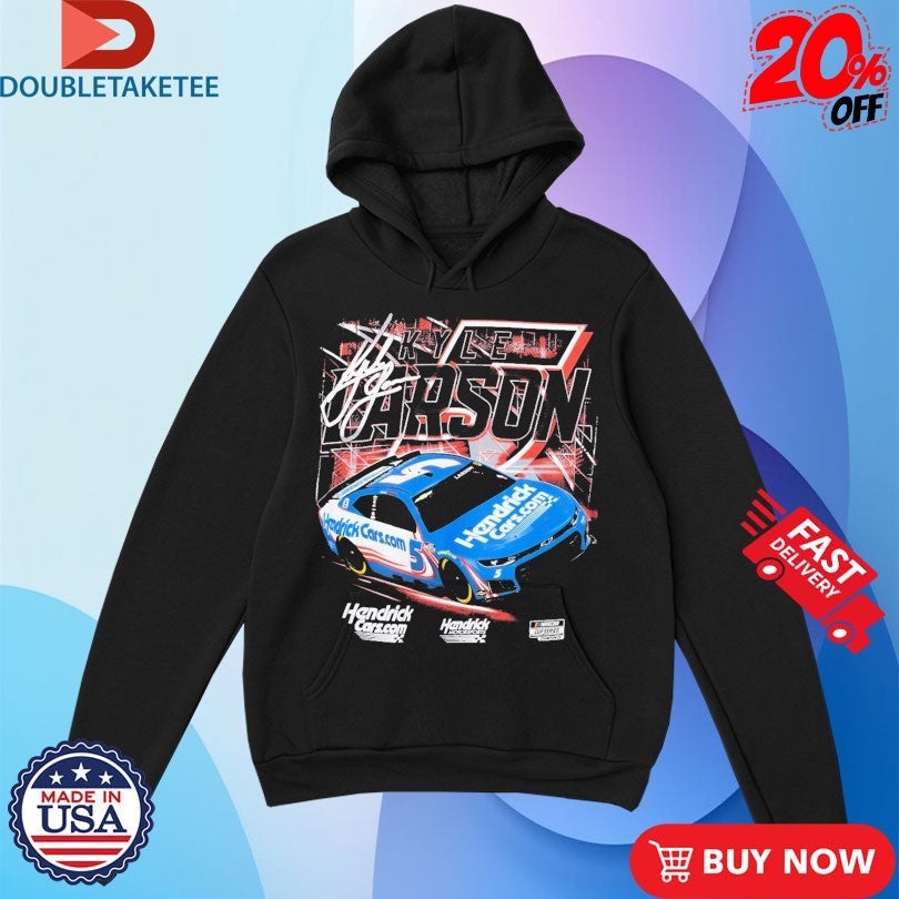 Official Kyle Larson Classic Ink #5 Hendrickcars.com Nascar Cup Champions Shirts Unisex , , , Long Sleeve Tee