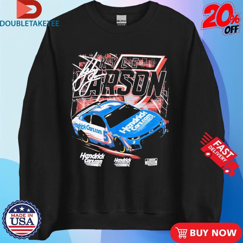 Official Kyle Larson Classic Ink #5 Hendrickcars.com Nascar Cup Champions Shirts Unisex , , , Long Sleeve Tee