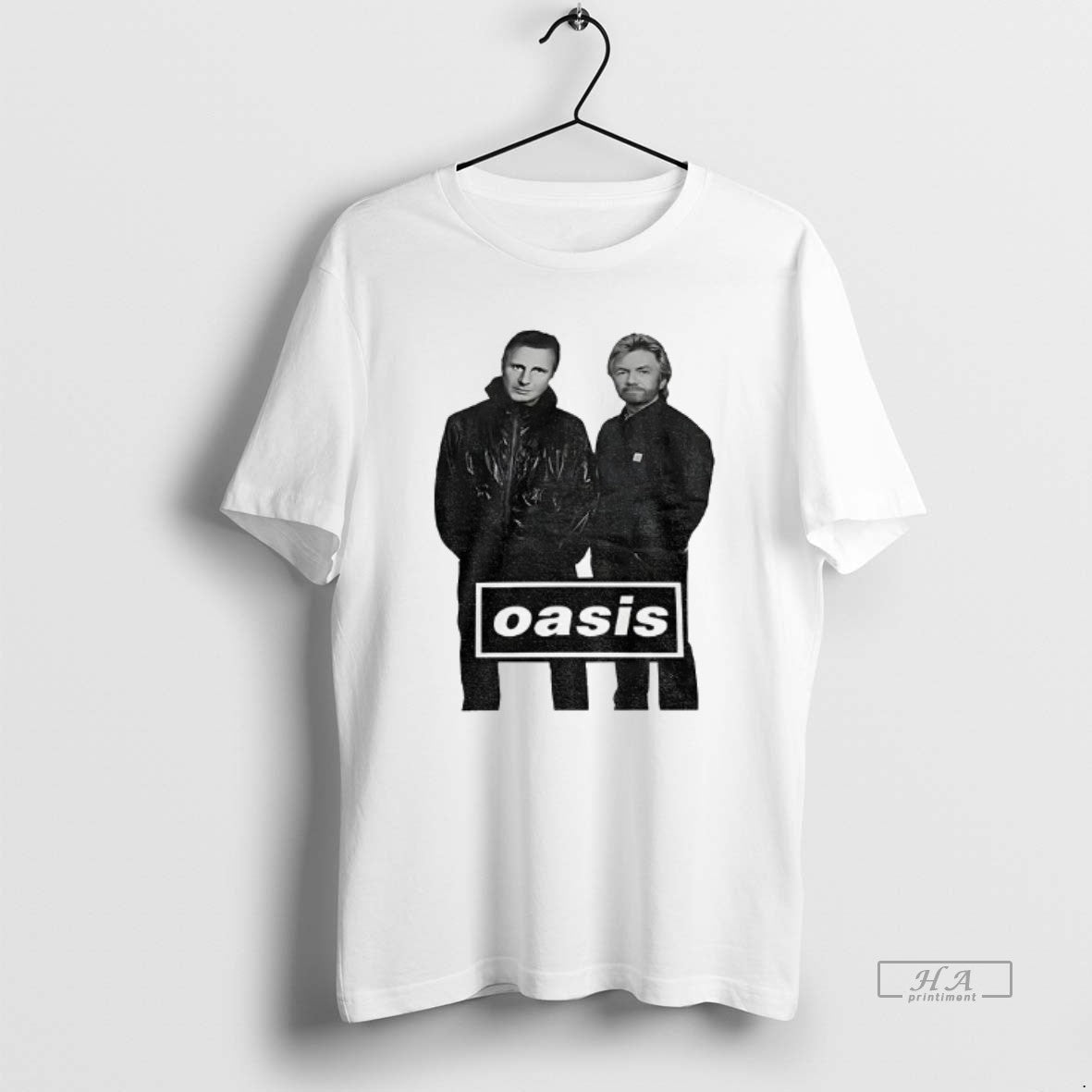 Official Liam Neeson Noel Edmonds Oasis T-Shirts