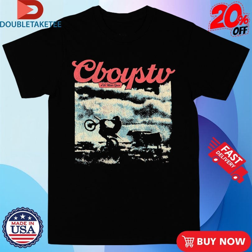 Official Life Wide Open Wheelie Cboystv Shirts Unisex , , , Long Sleeve Tee