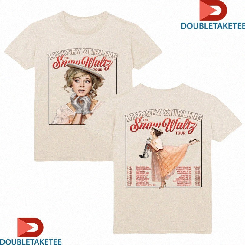 Official Lindsey Stirling The Snow Waltz Sunday Best 2024 Winter Tour Dates Shirts Unisex , , , Long Sleeve Tee